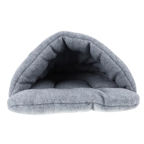 BESPORTBLE 1stück Hamster Nest Für Kleine Tiere Warmes Winterliches Schlafbett Halboffenes Design Gemütlicher Rückzugsort Für Hamster Meerschweinchen Und Andere Kleintiere von BESPORTBLE