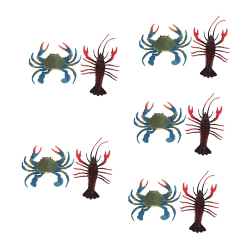 BESPORTBLE 10 STK Aquarium-Dekoration aus Kunststoff Spielset Simulation Krabbe Partysimulation Krabbe spielkrabbe zabawki stymulujące rozwój Kinderspielzeug Zubehör für Aquarien Lernen BESPORTBLE 10 STK Aquarium-Dekoration aus Kunststoff Spielset Simulation Krabbe Partysimulation Krabbe spielkrabbe zabawki stymulujące rozwój Kinderspielzeug Zubehör für Aquarien Lernen von BESPORTBLE