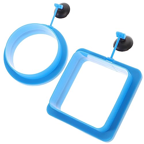 BESPORTBLE 10 STK Fischfutterautomat Aquarium Kunststoff Panzer für Wasserschildkröten Automatic Fish Feeder Futterautomat für Fische Betta-Aquarium Ringe zum Füttern von Fischen Haupt von BESPORTBLE