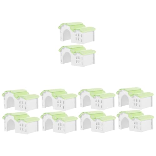 BESPORTBLE 10 STK Hamsternest hamsterhaus Hamster Spielzeug hamsterspielzeug kleintierhaus Kleintier zubehör Hamsterhütte Hamsterkäfig entzückendes Rattenhaus Hamsterversteck PVC BESPORTBLE 10 STK Hamsternest hamsterhaus Hamster Spielzeug hamsterspielzeug kleintierhaus Kleintier zubehör Hamsterhütte Hamsterkäfig entzückendes Rattenhaus Hamsterversteck PVC von BESPORTBLE