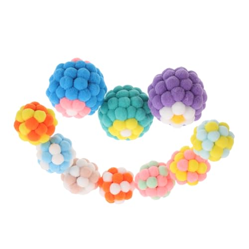 BESPORTBLE 10 Stück Interaktive Katzenspielzeugbälle mit Glocken Bunte Strapazierfähige Spielbälle für Katzen und Kätzchen für Drinnen Selbstunterhaltung BESPORTBLE 10 Stück Interaktive Katzenspielzeugbälle mit Glocken Bunte Strapazierfähige Spielbälle für Katzen und Kätzchen für Drinnen Selbstunterhaltung von BESPORTBLE