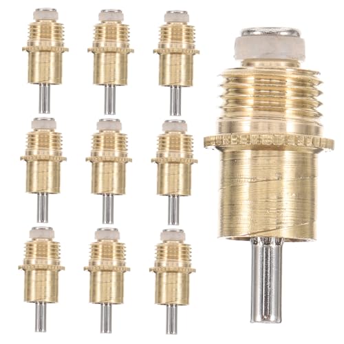 BESPORTBLE 10 Stück Kaninchentrinker Kaninchen wasserspender Kaninchen Tränken Trinkwassersystem für Kaninchen Wasserspender für Kaninchen Tiertrinker Kaninchen -Heu -Feeder Kupfer Golden von BESPORTBLE