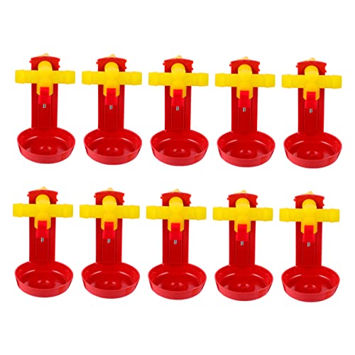 BESPORTBLE 10stücke Nippel Geflügel Wasser Trinken Dispenser Stahlkugel Tränke Hühnertrinkbrunnen Einfache Installation Für Hühner Enten Gänse von BESPORTBLE