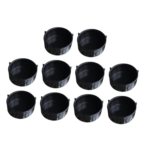 BESPORTBLE Futternapf-Set Aus Kunststoff Für Reptilien 10-teilig Rund Futter- Und Wasserspender Für Reptilien Leicht Zu Reinigen Und Aufzubewahren Zufällige Farbe von BESPORTBLE