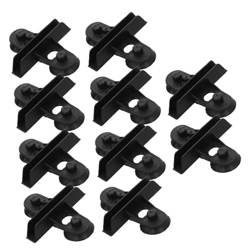 BESPORTBLE 10st Aquarium-trennclip Aquariumteiler Mit Saugklammern Saugnapf-Clips Saugnäpfe Für Aquarienheizungen Aquarium-trennklammer Trennbretter Für Aquarien Aquarium-trennwand Abs Black von BESPORTBLE