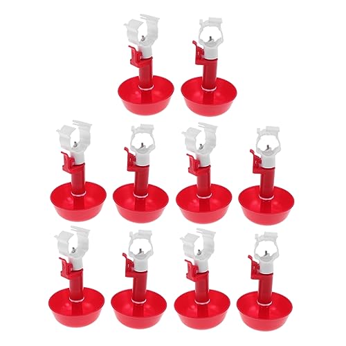 BESPORTBLE 10stücke Automatische Trinkbecher Für Geflügel Einstellbare Wasserzufuhr Langlebige Materialien Einfache Installation Geeignet Für Hühner Küken Tauben Und Andere Vögel BESPORTBLE 10stücke Automatische Trinkbecher Für Geflügel Einstellbare Wasserzufuhr Langlebige Materialien Einfache Installation Geeignet Für Hühner Küken Tauben Und Andere Vögel von BESPORTBLE