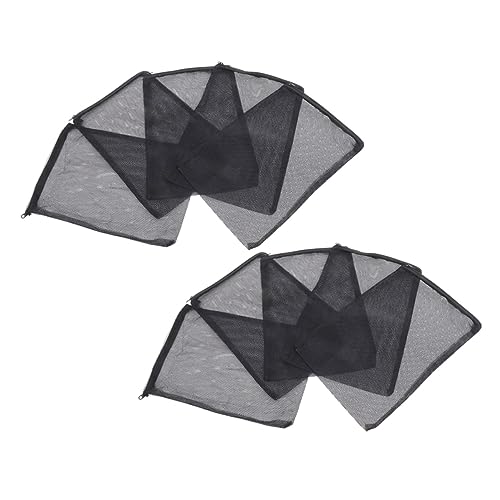 BESPORTBLE Reinigungsset für Aquarien 10-teilig Wiederverwendbare Beutel Netzbeutel 30 X 40 cm Schwarz Loch für Die Wartung Von Wasser und Aquarien von BESPORTBLE