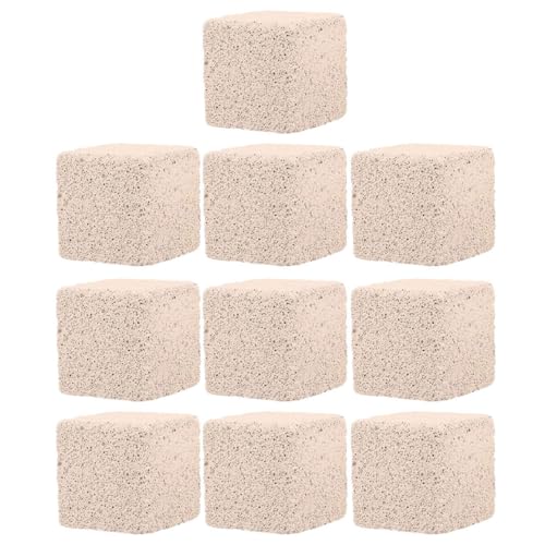 BESPORTBLE 10st Haustier Backenzahn Meerschweinchen Schloss Meerschweinchenkäfig Für Den Innenbereich Kaninchen Hamsterfutter Nuggets Hamster Leckerbissen Ratten Vulkangestein Mineralstein von BESPORTBLE