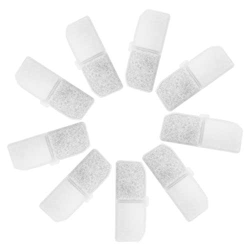 BESPORTBLE 10stücke Ersatzfilter Für Haustier Kohlefaserfilter Für Katzen Wasserfilter Für Hunde Wasserspender Ersatz Carbon Filter Für Trinkbrunnen von BESPORTBLE