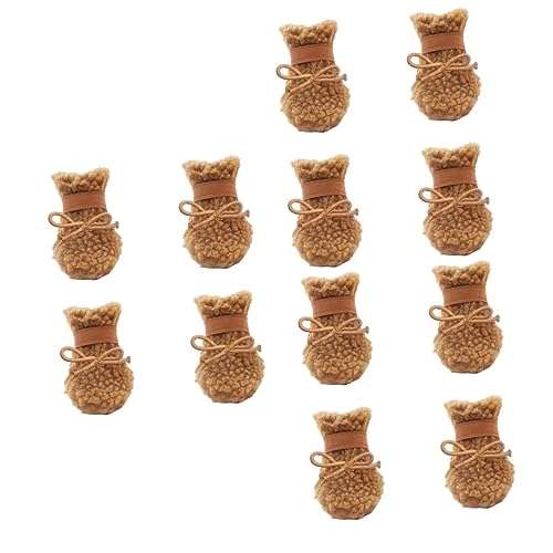 BESPORTBLE 12 STK Hundeschuhe Schneestiefel Pfotenschutz Für Hunde Pfotenschutz Für Haustiere Im Winter Schneestiefel Für Haustiere Hund Im Freien Stiefel Hund Kurze Stiefel Plastik Brown BESPORTBLE 12 STK Hundeschuhe Schneestiefel Pfotenschutz Für Hunde Pfotenschutz Für Haustiere Im Winter Schneestiefel Für Haustiere Hund Im Freien Stiefel Hund Kurze Stiefel Plastik Brown von BESPORTBLE