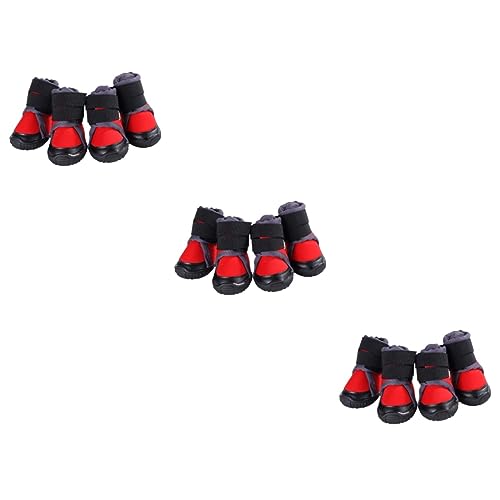 BESPORTBLE 12 STK Hundeschuhe Sportliche Outdoor-Schuhe Haustier Warme Schuhe Outdoor-Outdoor-Schuhe Outdoor-Schuhe Für Haustiere rutschfeste Outdoorschuhe Hund Warme Schuhe Rot BESPORTBLE 12 STK Hundeschuhe Sportliche Outdoor-Schuhe Haustier Warme Schuhe Outdoor-Outdoor-Schuhe Outdoor-Schuhe Für Haustiere rutschfeste Outdoorschuhe Hund Warme Schuhe Rot von BESPORTBLE