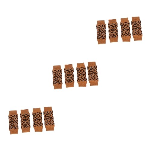 BESPORTBLE 12 STK Hundestrümpfe Socke Heimtierbedarf für kleine Hunde Spielzeugkäfig für Spielzeugtiere Welpen-Kit Foto mit Haustieren pet Supplies Haustierpflege Haustierzubehör Leopard von BESPORTBLE