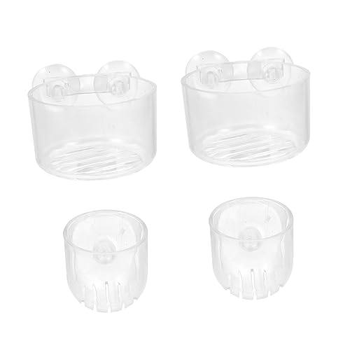 BESPORTBLE 12 STK Zubringer Aquarium Aus Glas Süßwasser-futtergarnelen Glasaquarium Fischzubehör Für Tank Garnelenfutternapf Mit Saugnapf Becher Zum Füttern Von Fischen Fischfutter Moos Acryl BESPORTBLE 12 STK Zubringer Aquarium Aus Glas Süßwasser-futtergarnelen Glasaquarium Fischzubehör Für Tank Garnelenfutternapf Mit Saugnapf Becher Zum Füttern Von Fischen Fischfutter Moos Acryl von BESPORTBLE