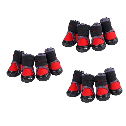 BESPORTBLE 12 STK Hundeschuhe Outdoor-Schuhe Heimtierbedarf warme Schuhe Haustier warme Schuhe Winterschuhe für Hunde Dog Shoes Haustierzubehör Haustierschuhe Hund warme Schuhe rot BESPORTBLE 12 STK Hundeschuhe Outdoor-Schuhe Heimtierbedarf warme Schuhe Haustier warme Schuhe Winterschuhe für Hunde Dog Shoes Haustierzubehör Haustierschuhe Hund warme Schuhe rot von BESPORTBLE