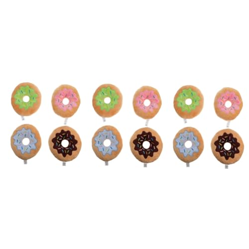 BESPORTBLE 12stücke Donut Plüschspielzeug Für Haustiere Squeezable Kauspielzeug Für Hunde Stressreduktion Fördert Interaktion Und Langeweile BESPORTBLE 12stücke Donut Plüschspielzeug Für Haustiere Squeezable Kauspielzeug Für Hunde Stressreduktion Fördert Interaktion Und Langeweile von BESPORTBLE