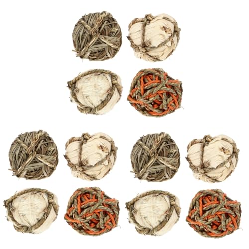 BESPORTBLE 12stücke Woven Für Kleintiere Hamster Kaninchen Und Meerschweinchen Spielzeug Molar Kauspielzeug Fördert Aktivität Und von BESPORTBLE