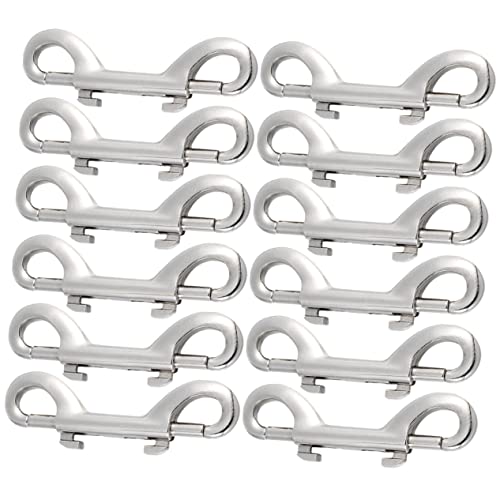 BESPORTBLE 12stücke Zinc Alloy Doppelte End-karabinerhaken Für Hundeleinen Und Rucksäcke Robuste Metallhaken Für Outdoor-aktivitäten Zum Schnellen Verbinden Und Trennen von BESPORTBLE