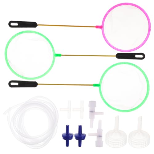 BESPORTBLE 13-teiliges Fischernetz-Set Kescher Für Fische Und Garnelen Weiches Netzsieb Für Brutstätten Tragbar Leicht Zu Verstauen Zufällige Farbe BESPORTBLE 13-teiliges Fischernetz-Set Kescher Für Fische Und Garnelen Weiches Netzsieb Für Brutstätten Tragbar Leicht Zu Verstauen Zufällige Farbe von BESPORTBLE