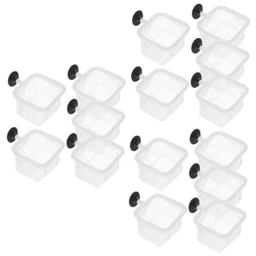 BESPORTBLE 15 Stück Aquarium Netz Fischzüchter Netz Fischtrennnetz Aquarium Trennnetz Aquarium Züchternetz Fischlaichbrutkasten Aquarium Kindergarten Fischnetz Weißes Nylon von BESPORTBLE