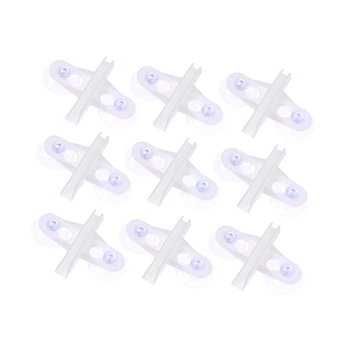 BESPORTBLE 15St Aquariumzubehör aquarienstaubsauger trennwand für Aquarium Aquarium-Trenner Aquarium Saugnapf Aquarium Trenner Aquariumsauger Aquarienteiler Plattenklemme für Fischbecken Weiß von BESPORTBLE