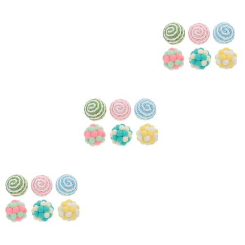 BESPORTBLE 18 STK Katzenspielzeugball spaß The cat Kätzchen Spielzeug Spielzeuge Pet Bälle Spielzeug Katzenbälle drinnen beissen Plüschkugel Katzenzubehör einstellen Katzenball BESPORTBLE 18 STK Katzenspielzeugball spaß The cat Kätzchen Spielzeug Spielzeuge Pet Bälle Spielzeug Katzenbälle drinnen beissen Plüschkugel Katzenzubehör einstellen Katzenball von BESPORTBLE