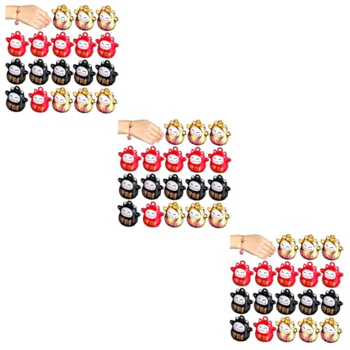 BESPORTBLE 18 Stück Japanische Glücksglöckchen Mini-Glöckchen Für Bastelprojekte – Ideal Als Anhänger Für Schmuckherstellung - Taschen Und Schlüsselanhänger Vielseitig Einsetzbar von BESPORTBLE