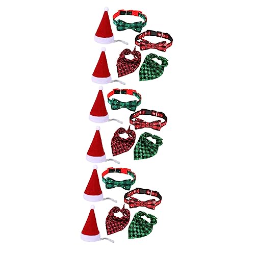 BESPORTBLE 18 Teiliges Haustier Weihnachtsset Hundehalskette Verstellbares Haustierhalsband Schleife Haustierhalsband Haustierhut Verstellbares Halsband Für Haustier Halsband BESPORTBLE 18 Teiliges Haustier Weihnachtsset Hundehalskette Verstellbares Haustierhalsband Schleife Haustierhalsband Haustierhut Verstellbares Halsband Für Haustier Halsband von BESPORTBLE