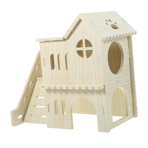 BESPORTBLE 1Satz Hamsterhaus aus Zartes Hamsterschlafhaus mit Rampe für Zwerghamster und Kleine Nager Versteckmöglichkeit für Kleintiere von BESPORTBLE