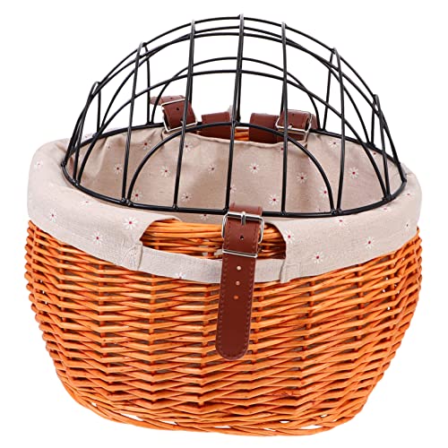 BESPORTBLE 1Stk Aufbewahrungskorb aus Rattan Fahrradkorb für Hunde koszyk NA Rower z przodu Fahrrad Aufbewahrungskorb Lenker Fahrradkorb Fahrrad Haustierkorb Abnehmbarer Fahrradkorb Weide BESPORTBLE 1Stk Aufbewahrungskorb aus Rattan Fahrradkorb für Hunde koszyk NA Rower z przodu Fahrrad Aufbewahrungskorb Lenker Fahrradkorb Fahrrad Haustierkorb Abnehmbarer Fahrradkorb Weide von BESPORTBLE