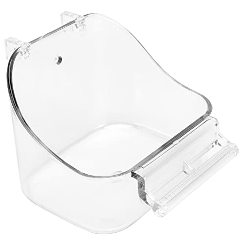 BESPORTBLE 1stück Vogelbadewanne Für Käfig Transparente Futternapf-Box Für Wellensittiche Papageien Und Hamster Multifunktionale Duschschale Für Haustiere Zum Baden Und Füttern BESPORTBLE 1stück Vogelbadewanne Für Käfig Transparente Futternapf-Box Für Wellensittiche Papageien Und Hamster Multifunktionale Duschschale Für Haustiere Zum Baden Und Füttern von BESPORTBLE