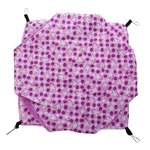BESPORTBLE 1Stk Doppelhängematte für Haustiere kleine Haustierbetthütte Hamster warm Welpenkäfig Haustier-Schaukel-Hängematte Haustier-Hängemattennest Pfirsichhaut-Plüsch-Baumwollsamt Violett BESPORTBLE 1Stk Doppelhängematte für Haustiere kleine Haustierbetthütte Hamster warm Welpenkäfig Haustier-Schaukel-Hängematte Haustier-Hängemattennest Pfirsichhaut-Plüsch-Baumwollsamt Violett von BESPORTBLE