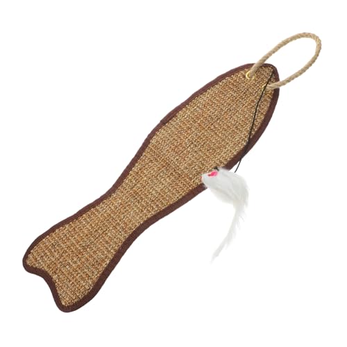 BESPORTBLE 1Stk Fisch förmige Sisal Matte Katzenkratzbrett Spielunterlage für Katzen Sisalkratzer sisal kratzbrett katzenkratzmatte Spielzeug Haustier-Kratzunterlage schützende Sisalunterlage BESPORTBLE 1Stk Fisch förmige Sisal Matte Katzenkratzbrett Spielunterlage für Katzen Sisalkratzer sisal kratzbrett katzenkratzmatte Spielzeug Haustier-Kratzunterlage schützende Sisalunterlage von BESPORTBLE