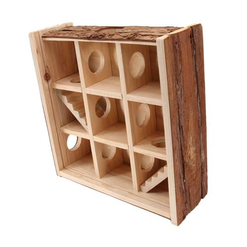 BESPORTBLE Trainingsspielzeug Für Haustiere 1 Stück Hamsterspielzeug Haustier Aus Holz Für Hamstertunnel Sicheres Robustes Mini-raumdesign Für Haustiere von BESPORTBLE