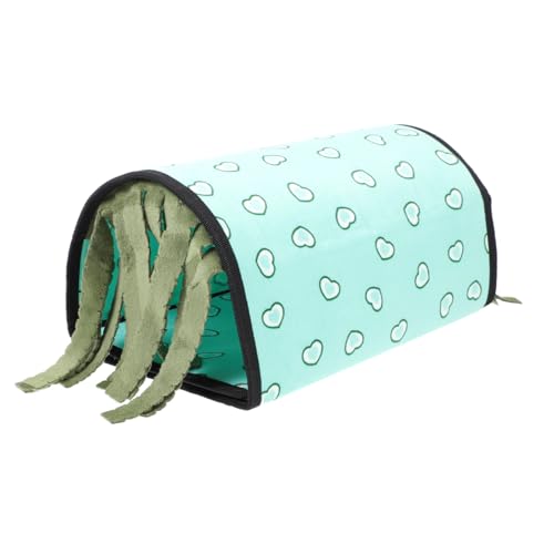 BESPORTBLE Hamster Tunnel Nest für Kleintiere Fleece Versteck für Meerschweinchen Ratten Hamster Spielzeug mit Kreativer Tunnelmodellierung und Quastendesign – 1 Stück Multifunktional von BESPORTBLE