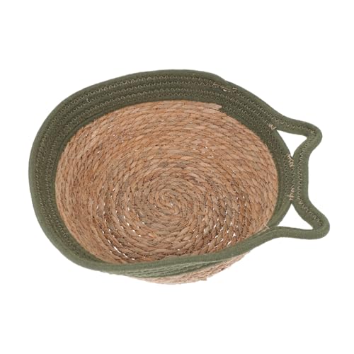 BESPORTBLE 1Stk Haustierbett Katzenkorb katzenbett im freien Nest Katzenbetten Katzenhäuser katzenhöhle pet Bed katzenmöbel katzenhaus Katze sommerbett Haustier Katze Versorgung Stroh Green BESPORTBLE 1Stk Haustierbett Katzenkorb katzenbett im freien Nest Katzenbetten Katzenhäuser katzenhöhle pet Bed katzenmöbel katzenhaus Katze sommerbett Haustier Katze Versorgung Stroh Green von BESPORTBLE