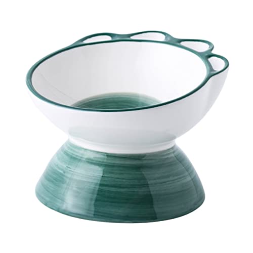BESPORTBLE 1Stk Haustiernapf pet Water Bowl pet Bowl Katzen schüssel katzenschälchen hundetrinknäpfe hundefutter Gericht Hund erhöhte Schüssel Katzennapf Futternapf für Hunde Keramik Green BESPORTBLE 1Stk Haustiernapf pet Water Bowl pet Bowl Katzen schüssel katzenschälchen hundetrinknäpfe hundefutter Gericht Hund erhöhte Schüssel Katzennapf Futternapf für Hunde Keramik Green von BESPORTBLE