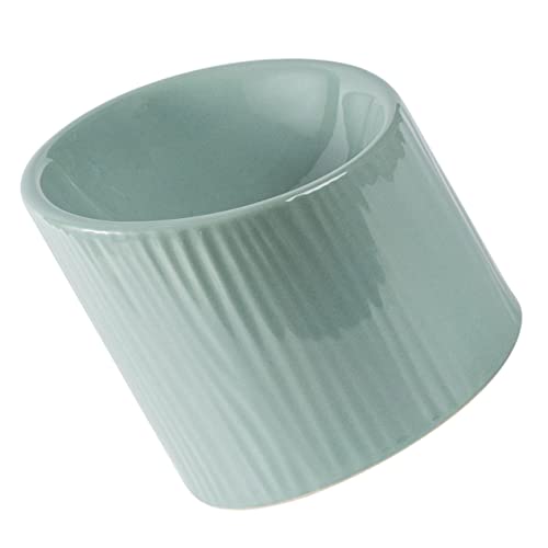BESPORTBLE Erhöhter Katzennapfständer Mit Frischem Und Einfachem Design Futternapf Für Haustiere Futterbecken Für Katzenfutter 170 Ml Stabile Keramik von BESPORTBLE