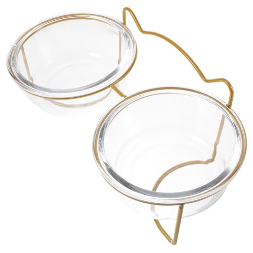 BESPORTBLE 1Stk Katzennapf aus Glas tilty Bowl pet Supplies Haustierfutter essensbehälter katzenfutter leckerli Nackenschutznapf für Haustiere Erhöhter Futternapf Erhöhter Katzennapf Eisen BESPORTBLE 1Stk Katzennapf aus Glas tilty Bowl pet Supplies Haustierfutter essensbehälter katzenfutter leckerli Nackenschutznapf für Haustiere Erhöhter Futternapf Erhöhter Katzennapf Eisen von BESPORTBLE