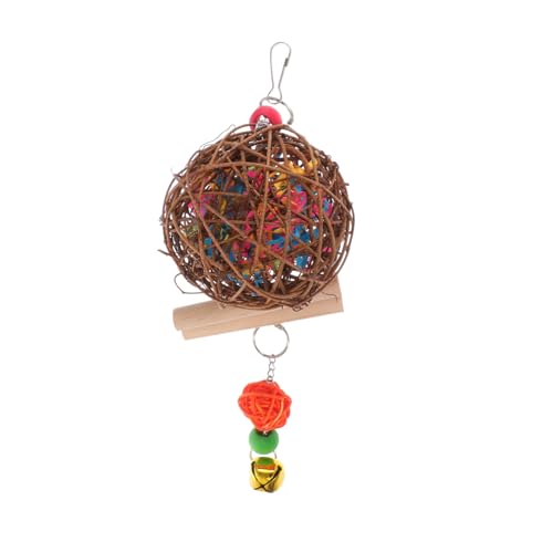 BESPORTBLE 1stück Kauspielzeug Für Vögel Aus Natürlichem Rattan Witziges Papageien-Spielzeug Zur Beschäftigung Für Wellensittiche Und Nymphensittiche Farbe Zufällig BESPORTBLE 1stück Kauspielzeug Für Vögel Aus Natürlichem Rattan Witziges Papageien-Spielzeug Zur Beschäftigung Für Wellensittiche Und Nymphensittiche Farbe Zufällig von BESPORTBLE