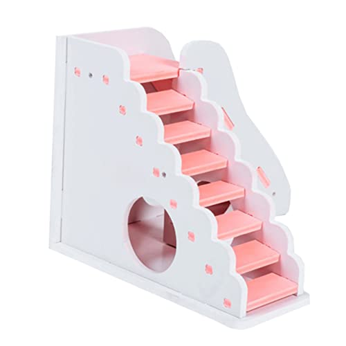 BESPORTBLE 1pc Hamster Leiter Stehen Treppe Holz Haustier Schiebe Bord Weiß/Hamster Spielzeug Hamster Holz Spielzeug von BESPORTBLE