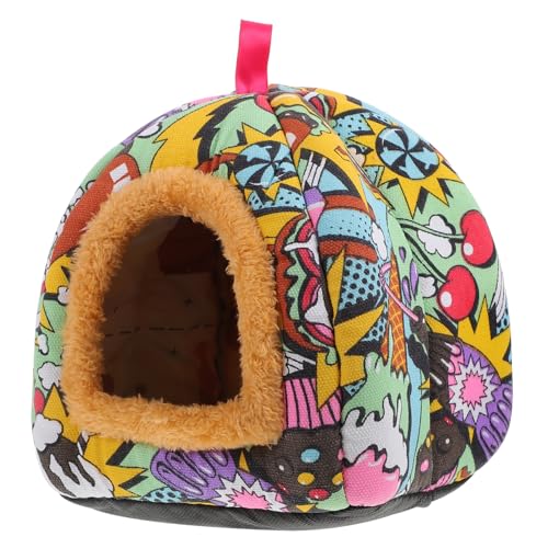 BESPORTBLE Hamsternest Mit Druck 1 Stück Haustierbett Für Haustiere Weiches Warmes Hamster-schlafhaus Bequeme Bettwäsche BESPORTBLE Hamsternest Mit Druck 1 Stück Haustierbett Für Haustiere Weiches Warmes Hamster-schlafhaus Bequeme Bettwäsche von BESPORTBLE