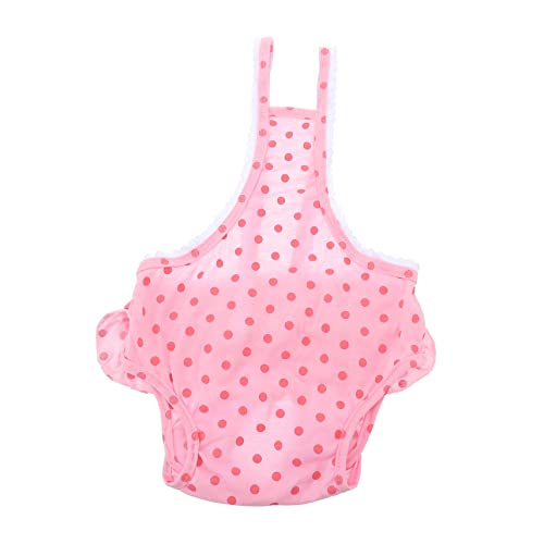 BESPORTBLE Pet Unterhosen Mit Punkten Bequeme Und Atmungsaktive Unterhosen Für Weibliche Haustiere Hündinnen Läufigkeit Rosa Hygienisch Und Waschbar von BESPORTBLE