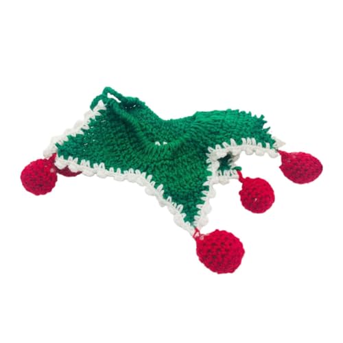BESPORTBLE 1Stück Weihnachts Haustier Schal Aus Hochwertigem Wollfaden Niedliches Für Katzen Für Haustiere Für Festlichkeiten Und Besondere von BESPORTBLE