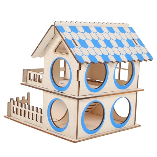 BESPORTBLE Original Holz Material Doppel-Schicht Hamster Villa Treppe für Tiere Sicher Praktische BESPORTBLE Original Holz Material Doppel-Schicht Hamster Villa Treppe für Tiere Sicher Praktische von BESPORTBLE