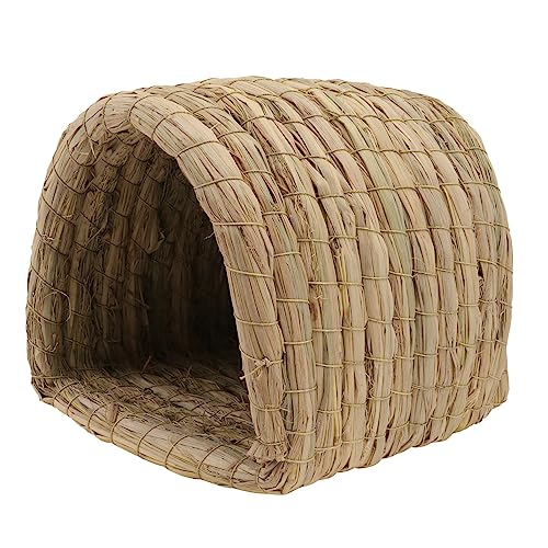 BESPORTBLE Handgemachtes Strohgewebtes Hamsterhausnest Nest Haustiernest Faltnest Dekoratives Haustiernest BESPORTBLE Handgemachtes Strohgewebtes Hamsterhausnest Nest Haustiernest Faltnest Dekoratives Haustiernest von BESPORTBLE