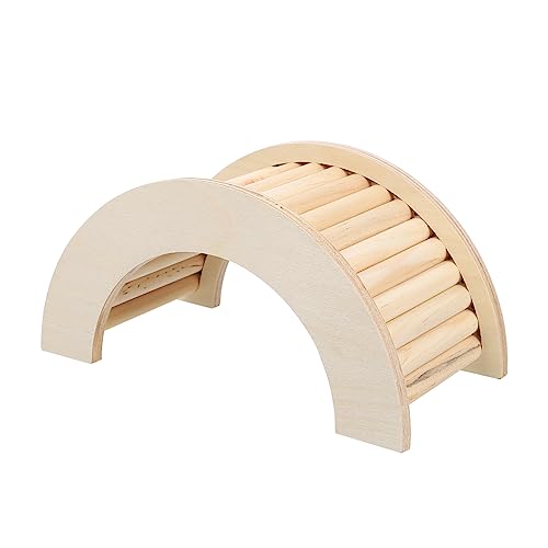 BESPORTBLE 1stk Hamster-kletterleiter Shell-vogelhaus Abs Grillschaber Kokosnusshamster Hamster-klettergerüst Zubehör Für Vogelkäfige Schildkröte Klettert Treppenleiter Anlasser Green Hölzern von BESPORTBLE