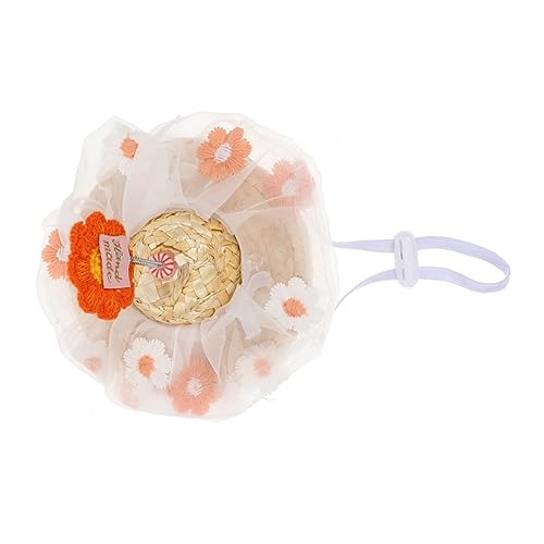 BESPORTBLE 1stk Haustier Hut Kopfschmuck Hüte Für Haustierhunde Kopfbedeckung Für Partyhunde Haustier Hund Strohhut Lustiger Katzenhut Haustier-blumenhut Haustierhut Orange Leinen Gemischt BESPORTBLE 1stk Haustier Hut Kopfschmuck Hüte Für Haustierhunde Kopfbedeckung Für Partyhunde Haustier Hund Strohhut Lustiger Katzenhut Haustier-blumenhut Haustierhut Orange Leinen Gemischt von BESPORTBLE