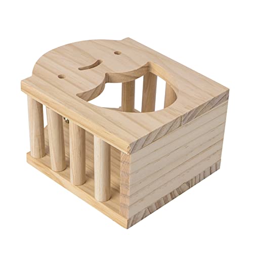 BESPORTBLE Eleganter Futternapf Aus Holz Heu-futterspender für Kaninchen Meerschweinchen Hält Das Futter Frisch BESPORTBLE Eleganter Futternapf Aus Holz Heu-futterspender für Kaninchen Meerschweinchen Hält Das Futter Frisch von BESPORTBLE