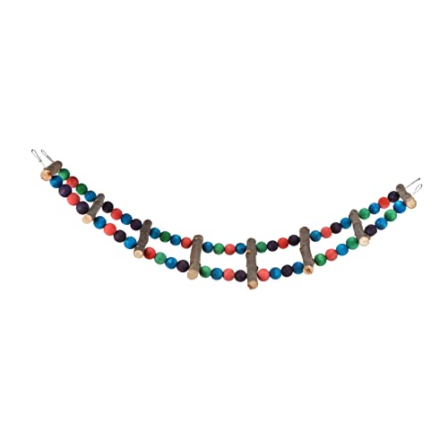 BESPORTBLE 1stück Parrot Chewing Toy Bunte Schaukel Für Papageien Kletterleiter Und Spielzeug Für Kleine Vögel Lang Für Unterhaltung Und Geschicklichkeitsentwicklung von BESPORTBLE