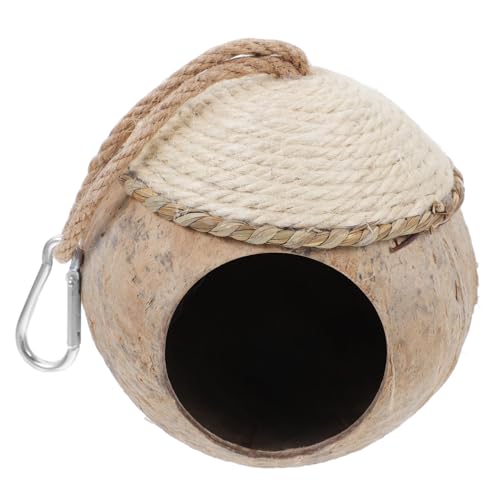 BESPORTBLE 1stk Kokosnuss-Vogel-zuchtnest Leopard Haustier Käfig Futterspender Kaninchenstall Wurf Taube Ratte Vogelbrutstätte Träger Essen Große? Vogelhäuschen? Rosa Seil BESPORTBLE 1stk Kokosnuss-Vogel-zuchtnest Leopard Haustier Käfig Futterspender Kaninchenstall Wurf Taube Ratte Vogelbrutstätte Träger Essen Große? Vogelhäuschen? Rosa Seil von BESPORTBLE